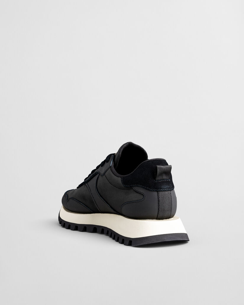 Zapatillas Caffay de ante y satén