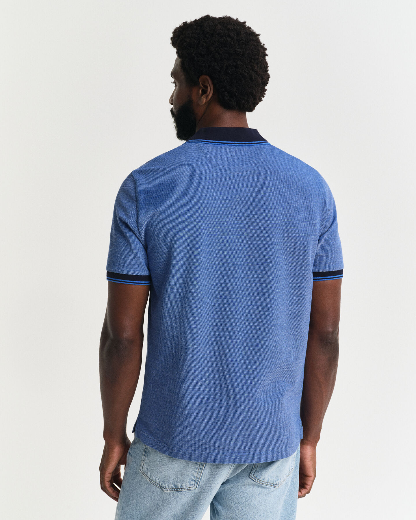 Polo de piqué Oxford en cuatro colores