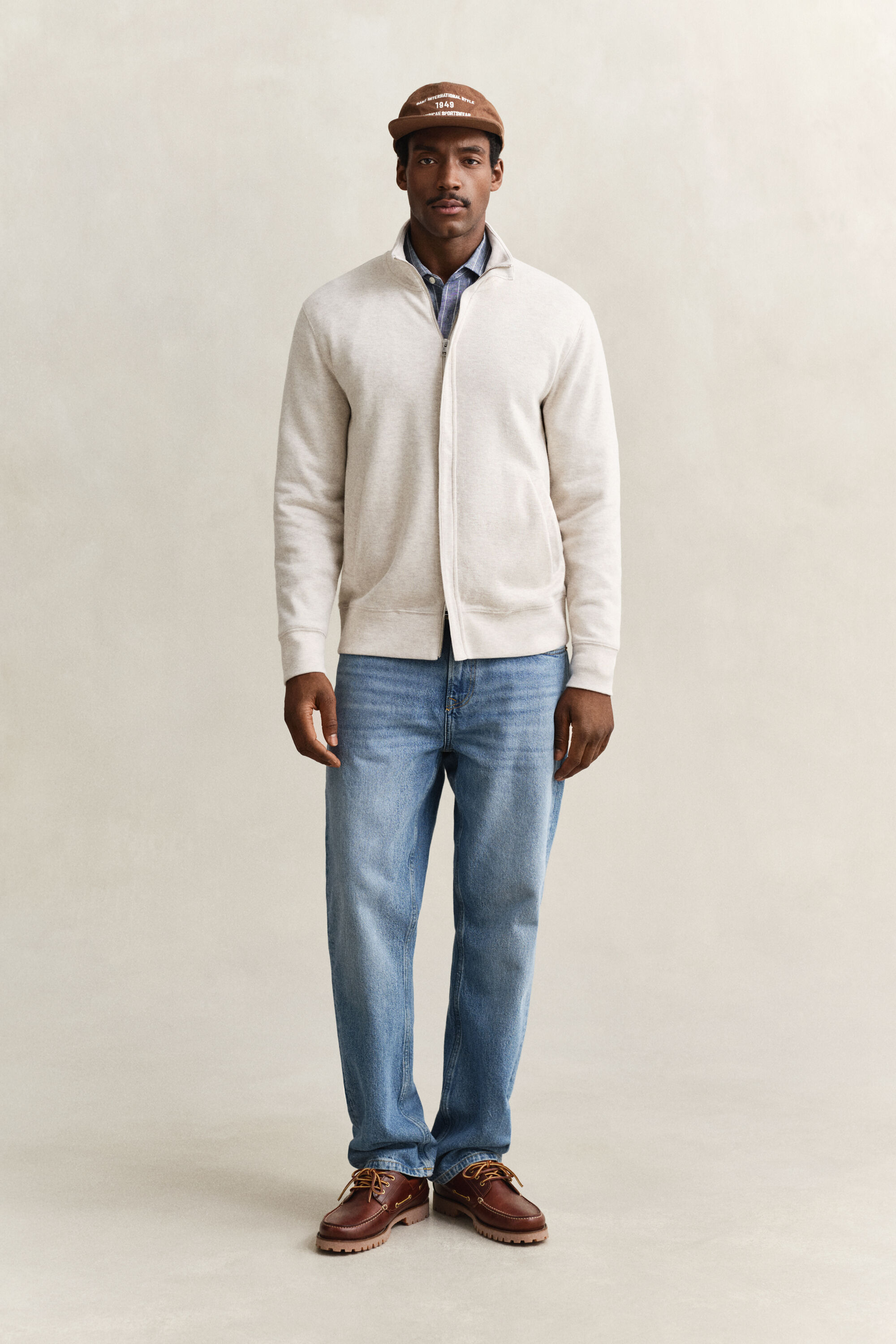 Sudadera Sacker Rib con cremallera