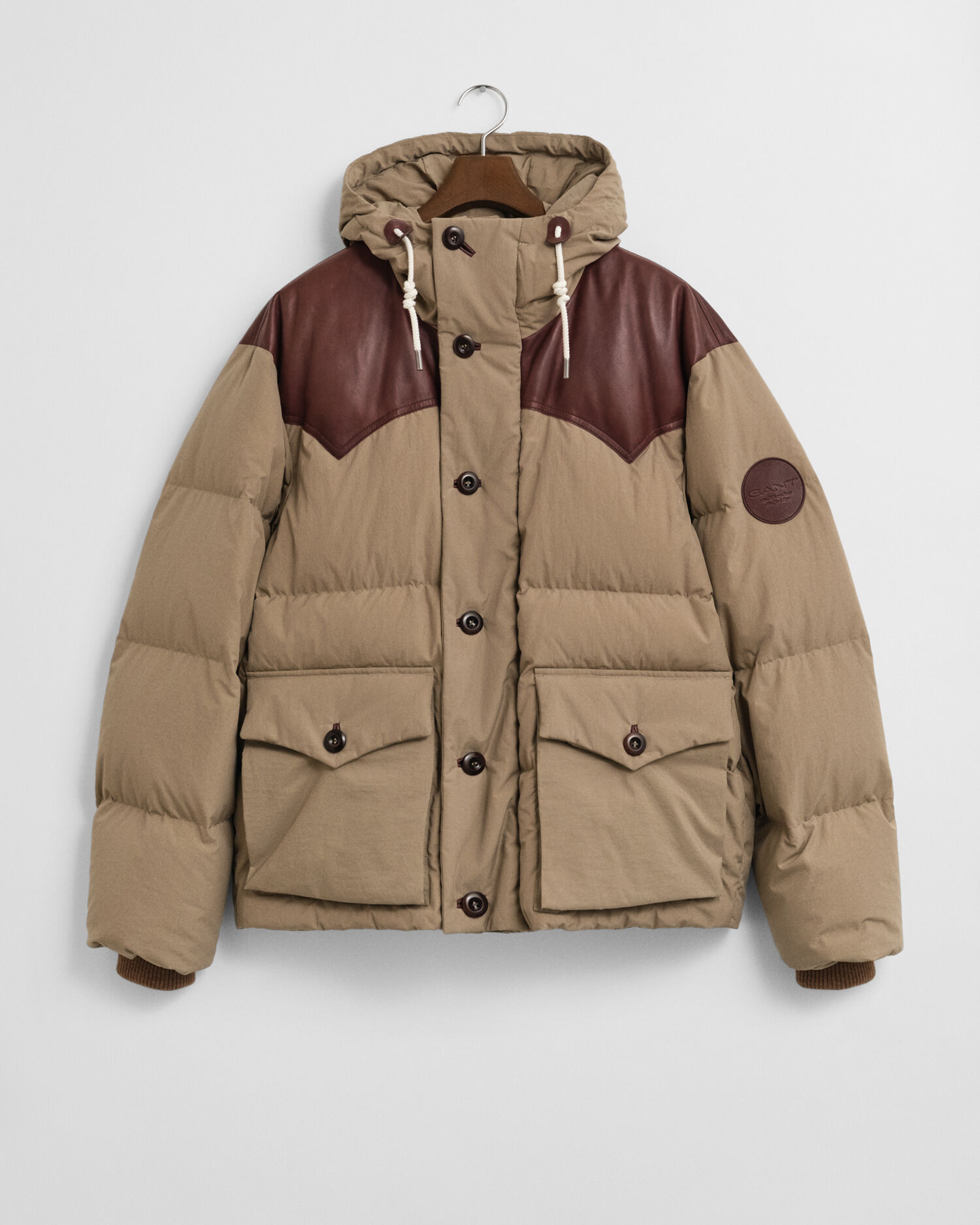 Parka de algodón y plumón de oca