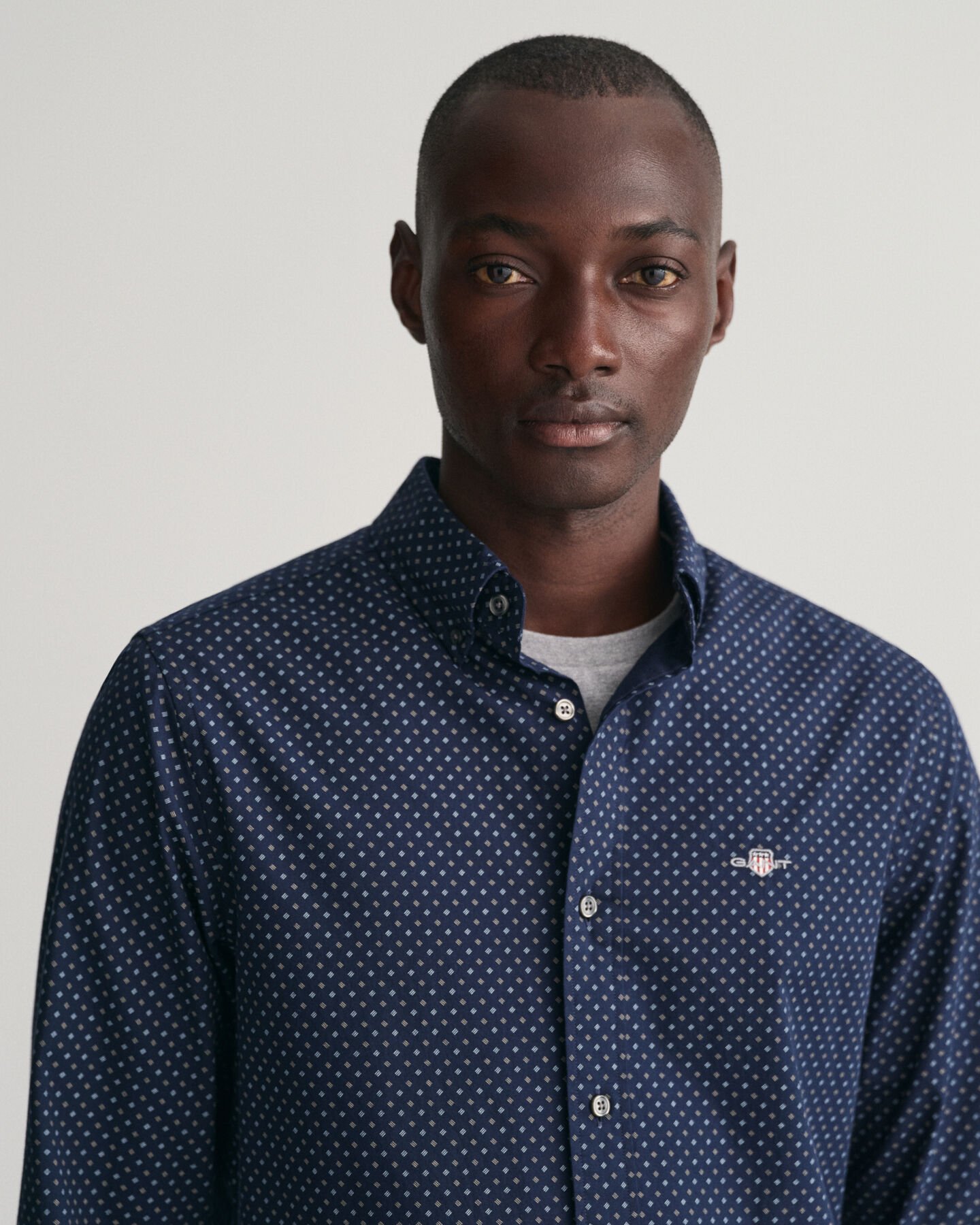 Camisa Regular Fit con microestampado