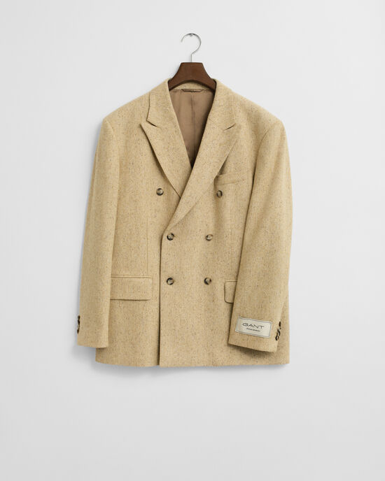 Chaqueta de traje Relaxed Fit con diseño de espiga con nepps