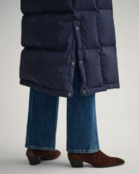 Abrigo de largo completo y plumón