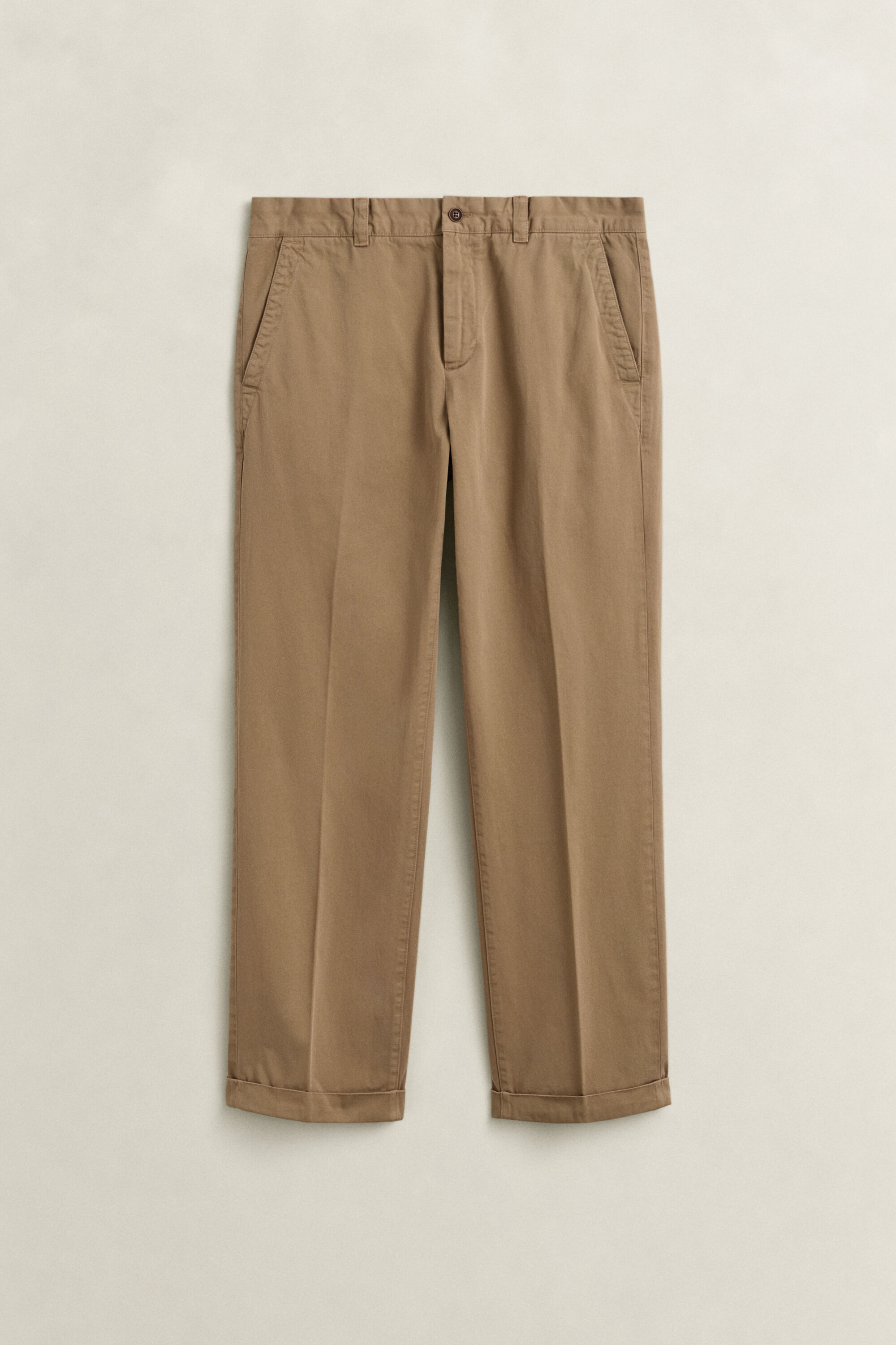 Pantalones chinos de sarga de algodón Gant x Yale