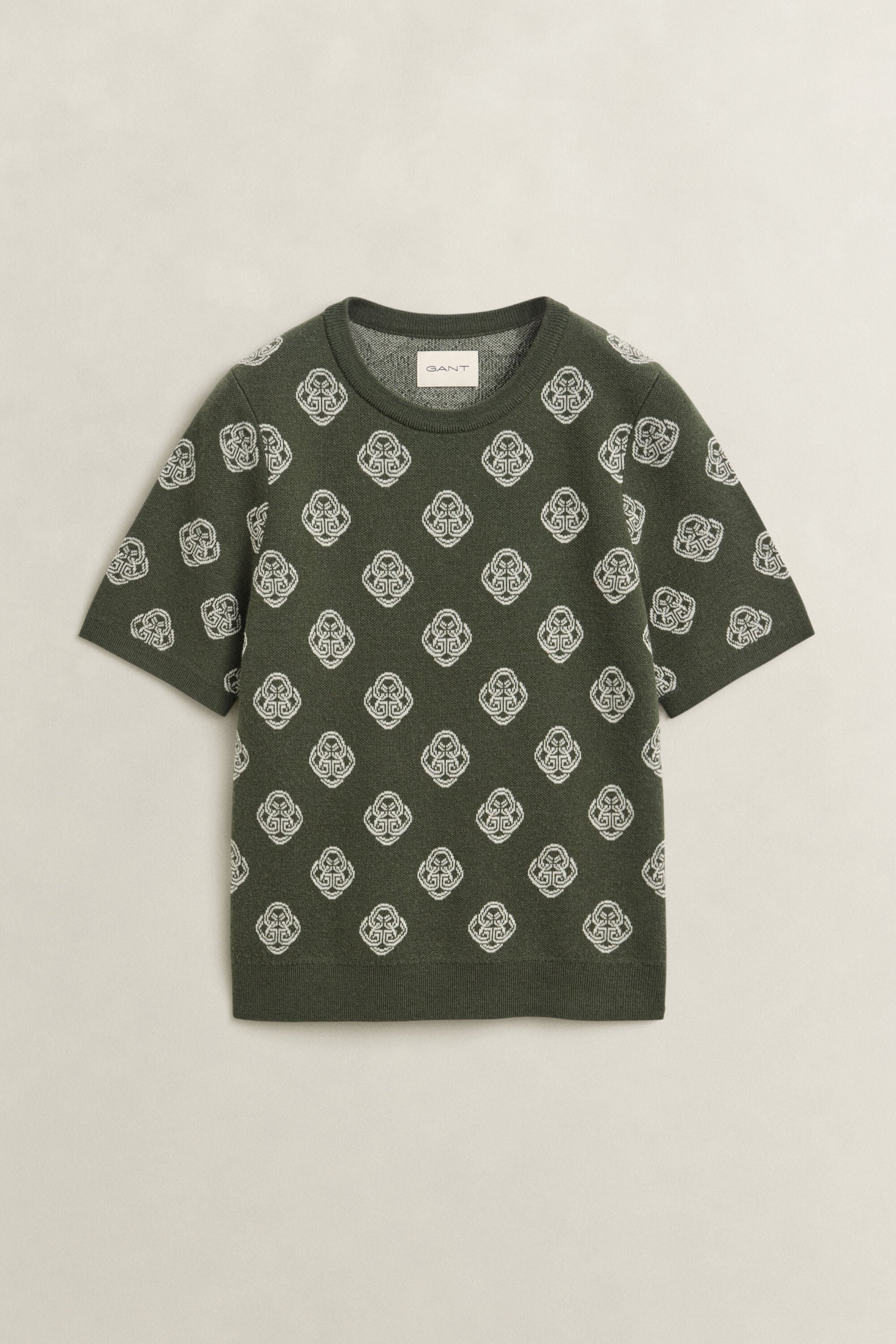 Jersey de punto jacquard con monograma