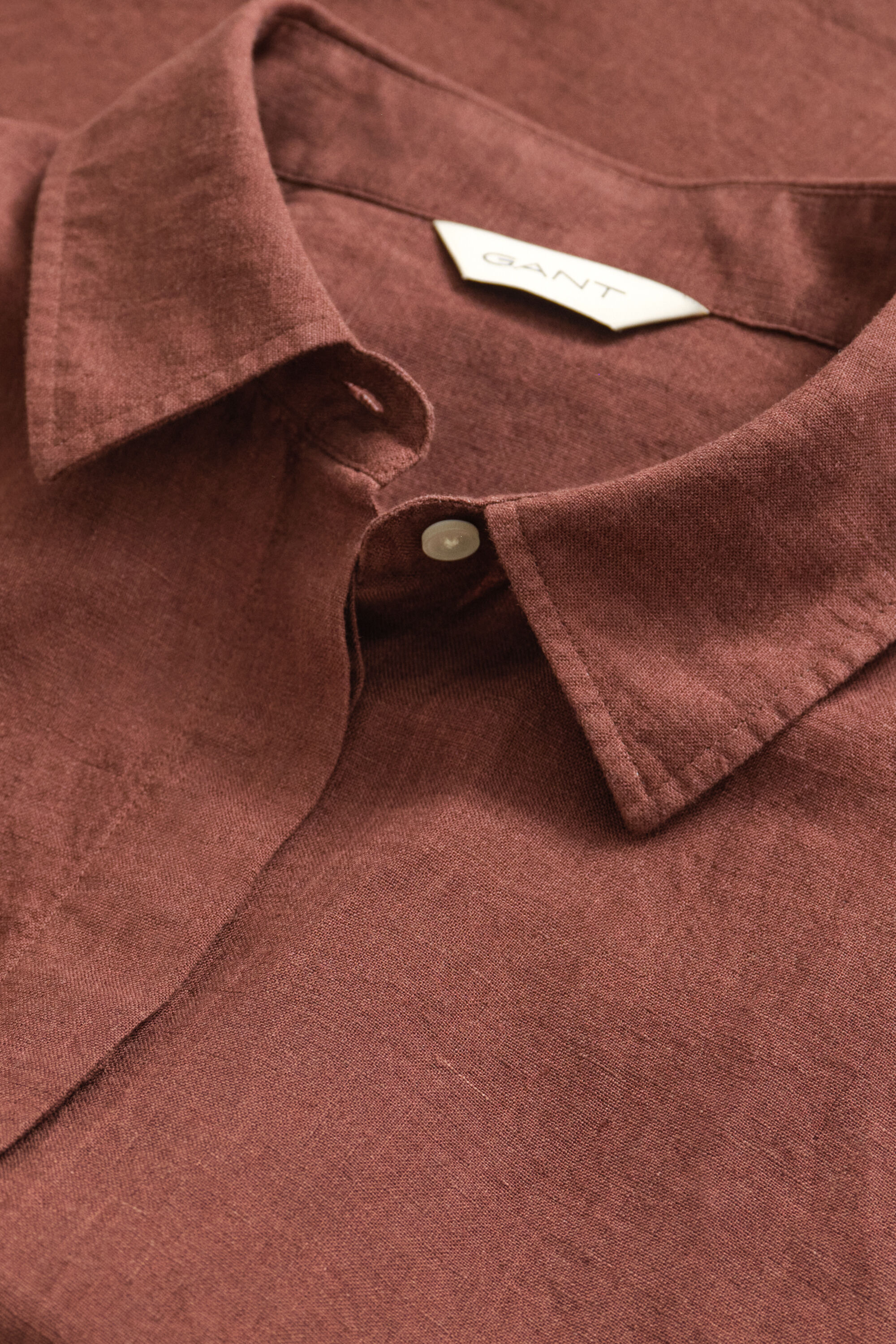 Camisa de lino con manga casquillo