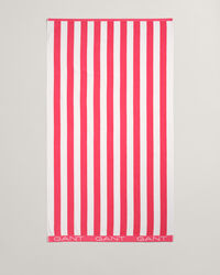 Toalla de playa de rayas en bloque