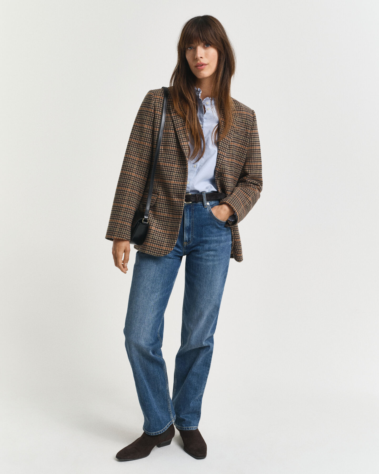 Vaqueros elásticos de pernera recta