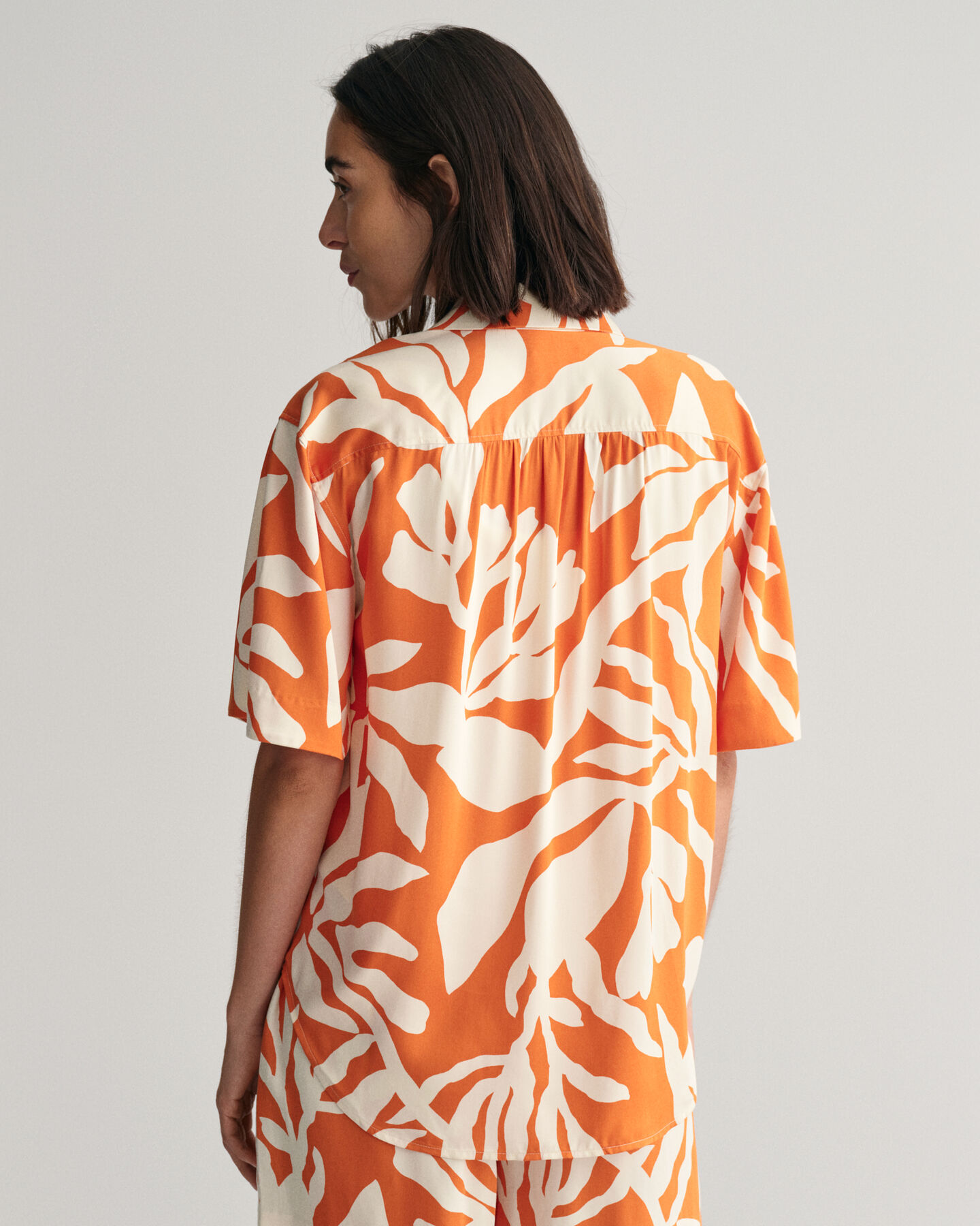 Camisa Relaxed Fit de manga corta Palm Print
