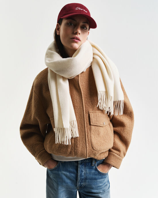 Bufanda de lana tejida