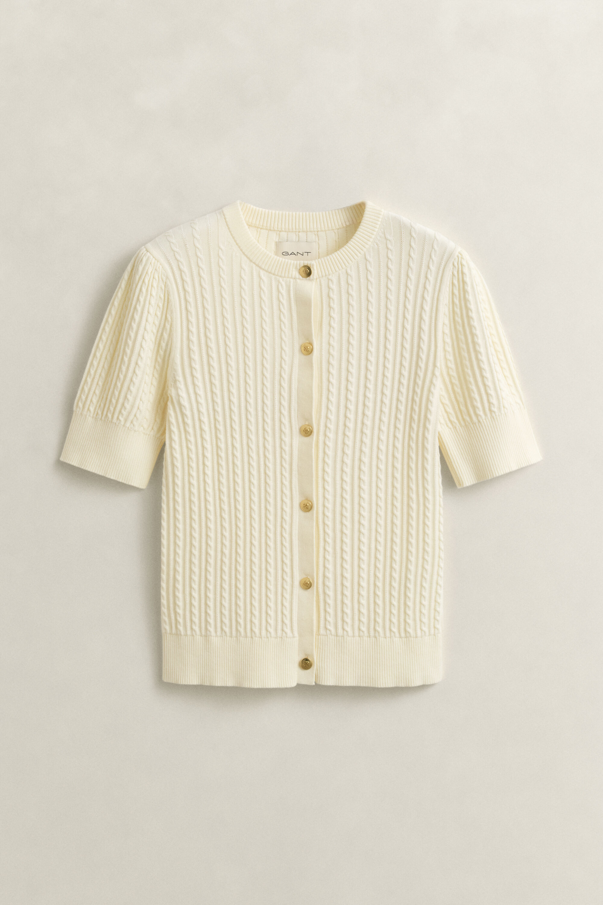 Cárdigan de punto de ochos de algodón