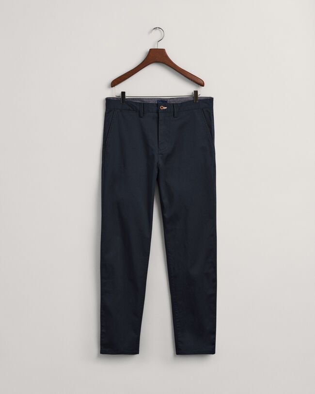 Pantalones chinos Regular Fit de sarga Allister