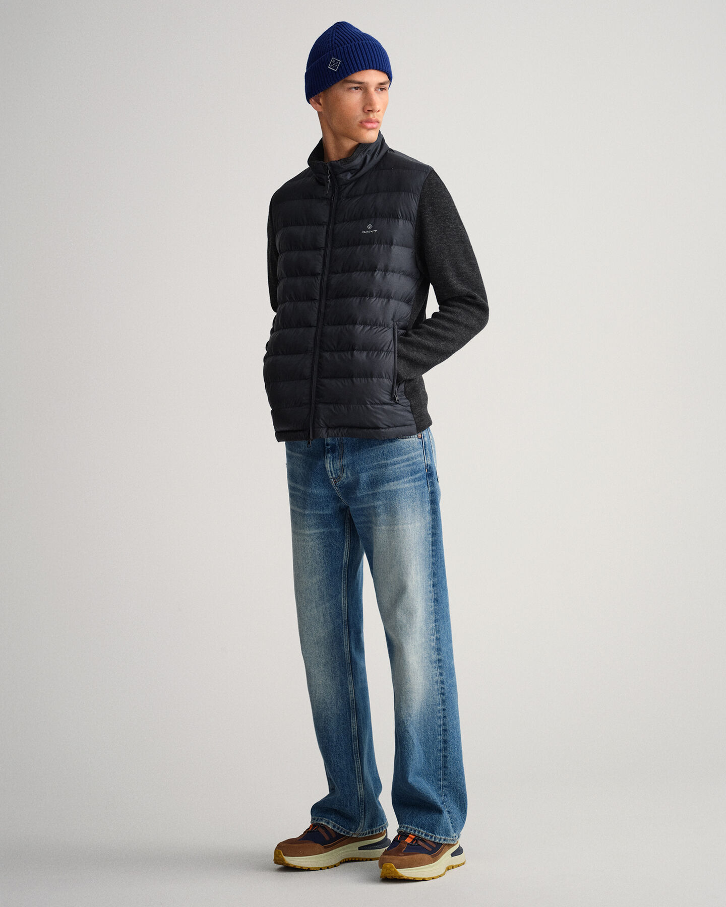 Chaqueta acolchada ligera Mixed Media