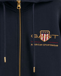 Sudadera con capucha y cremallera completa Archive Shield