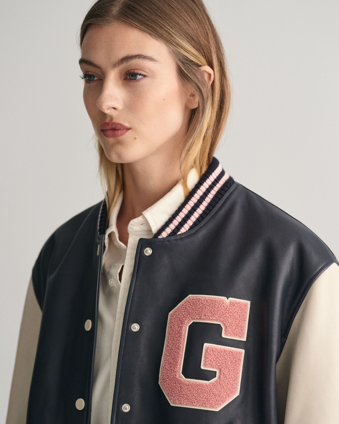 GANT Varsity Jacket de piel