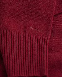 Jersey de lana de oveja muy fina con cuello recto