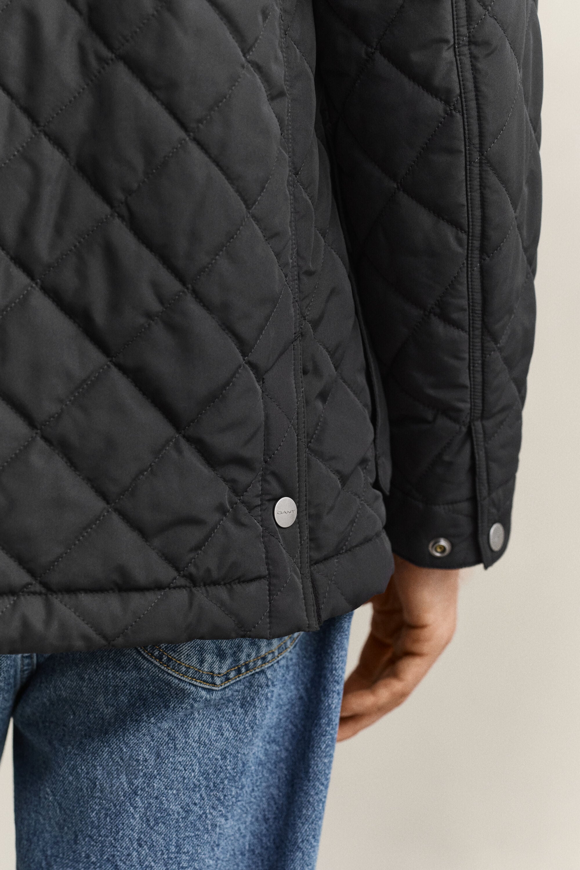 Chaqueta acolchada de largo medio