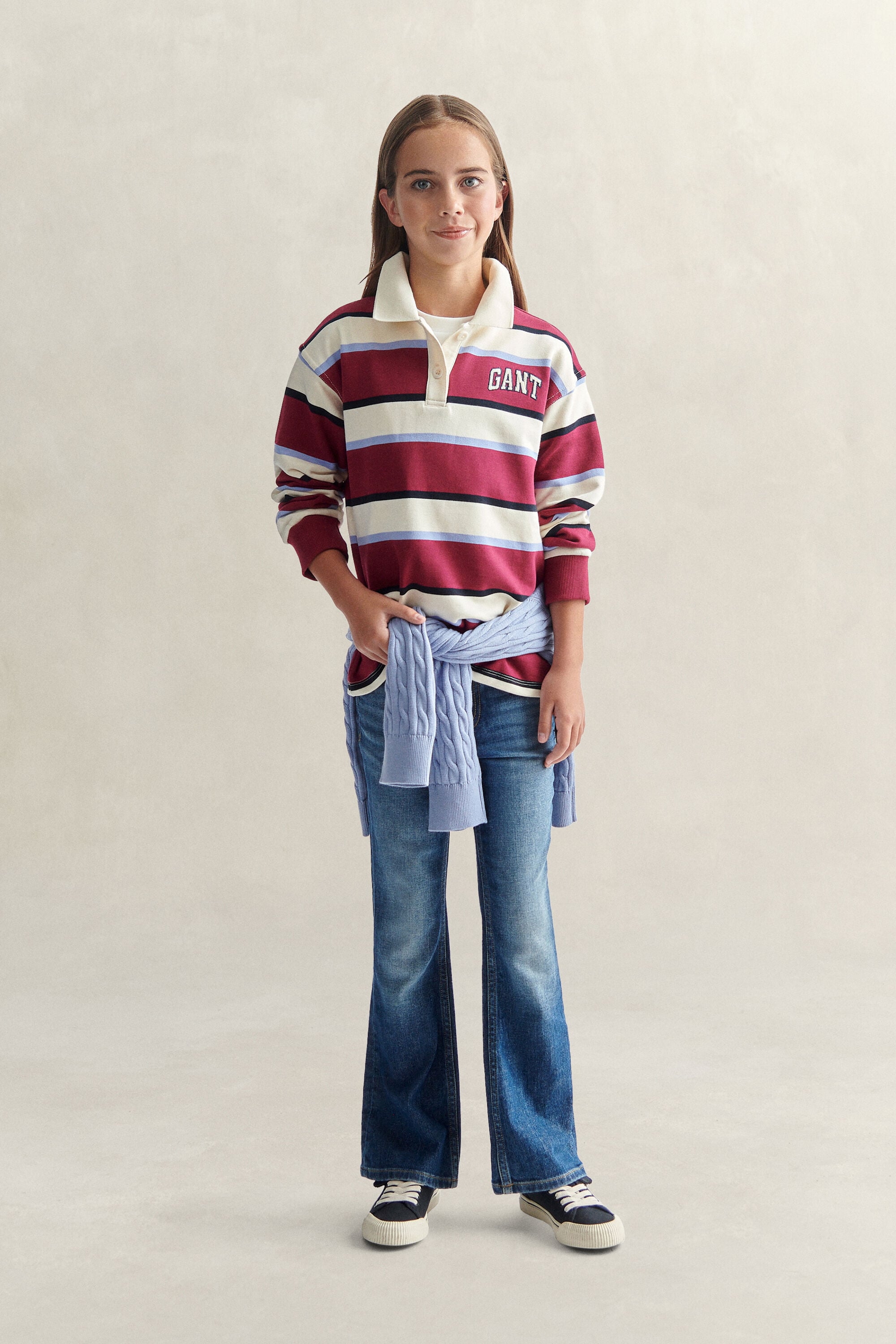 Sudadera Rugby Teen Girls