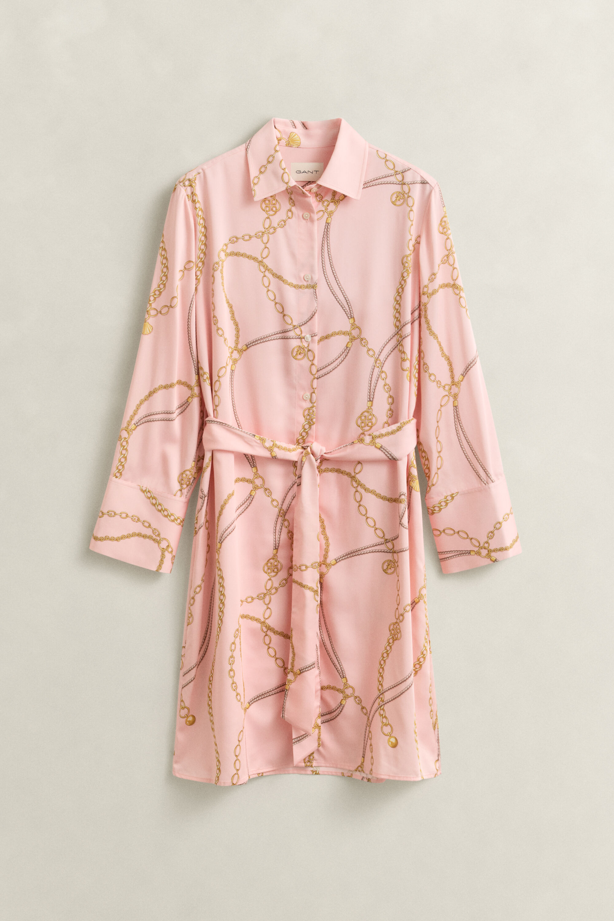 Vestido camisero con cinturón