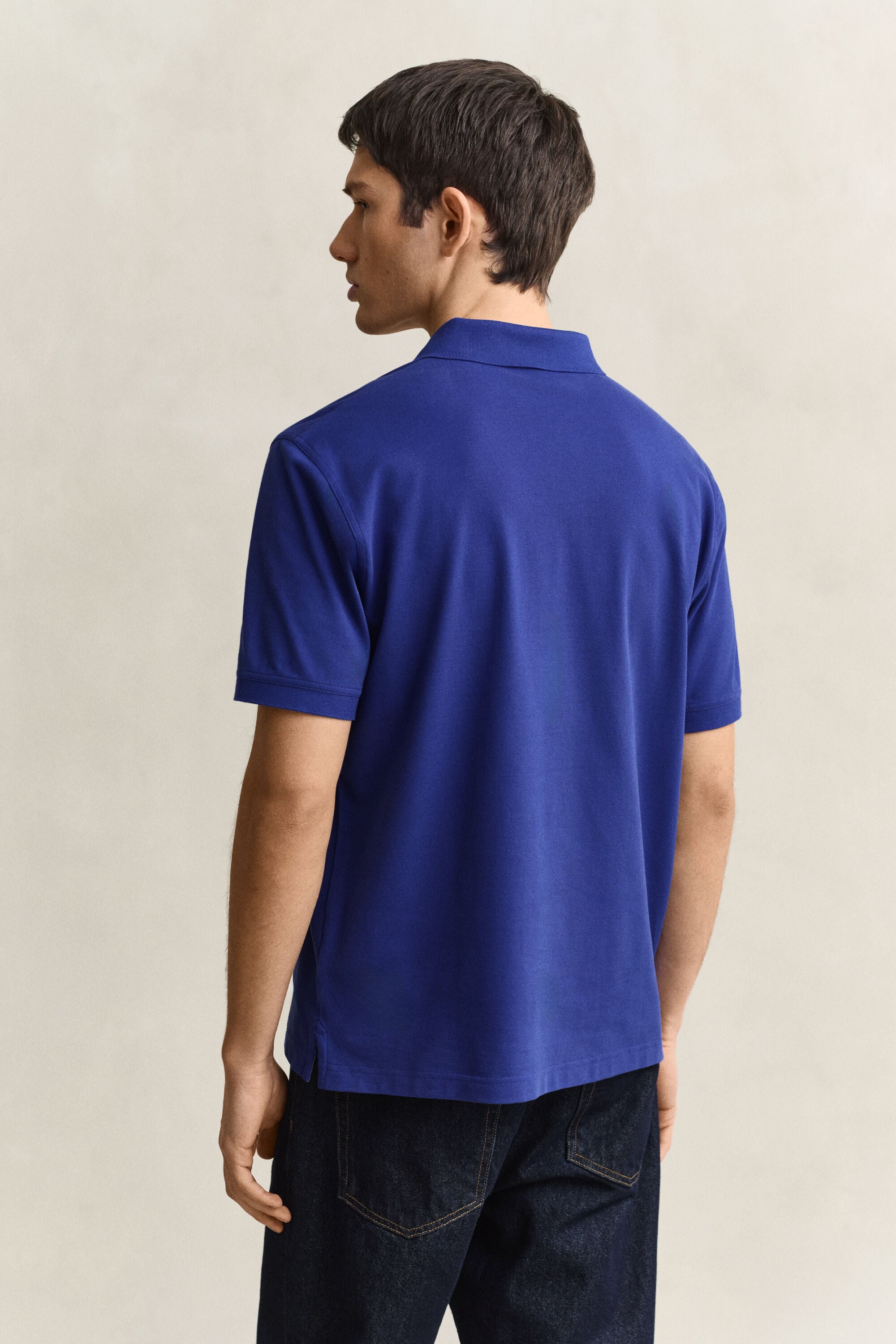 Polo de piqué en contraste