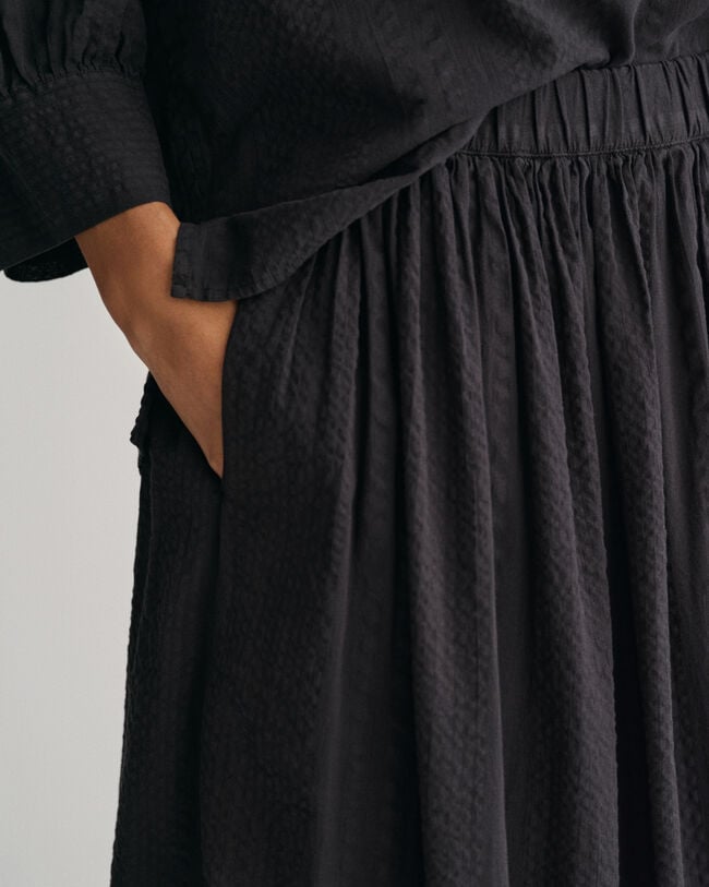 Falda Pull-On de rayas Seersucker