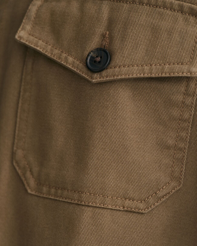 Sobrecamisa de sarga cepillada