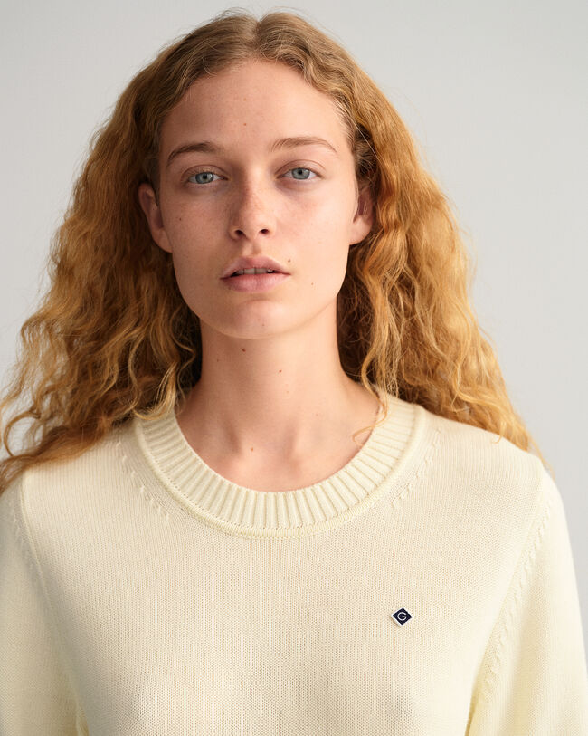 Jersey de cuello redondo en algod&oacute;n Icon G