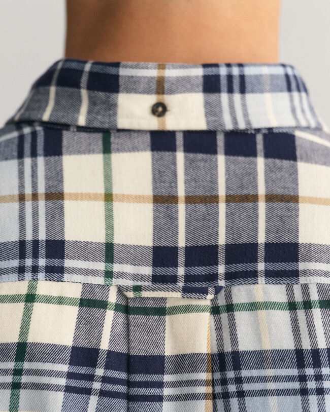 Camisa de cuadros escoceses de franela Regular Fit