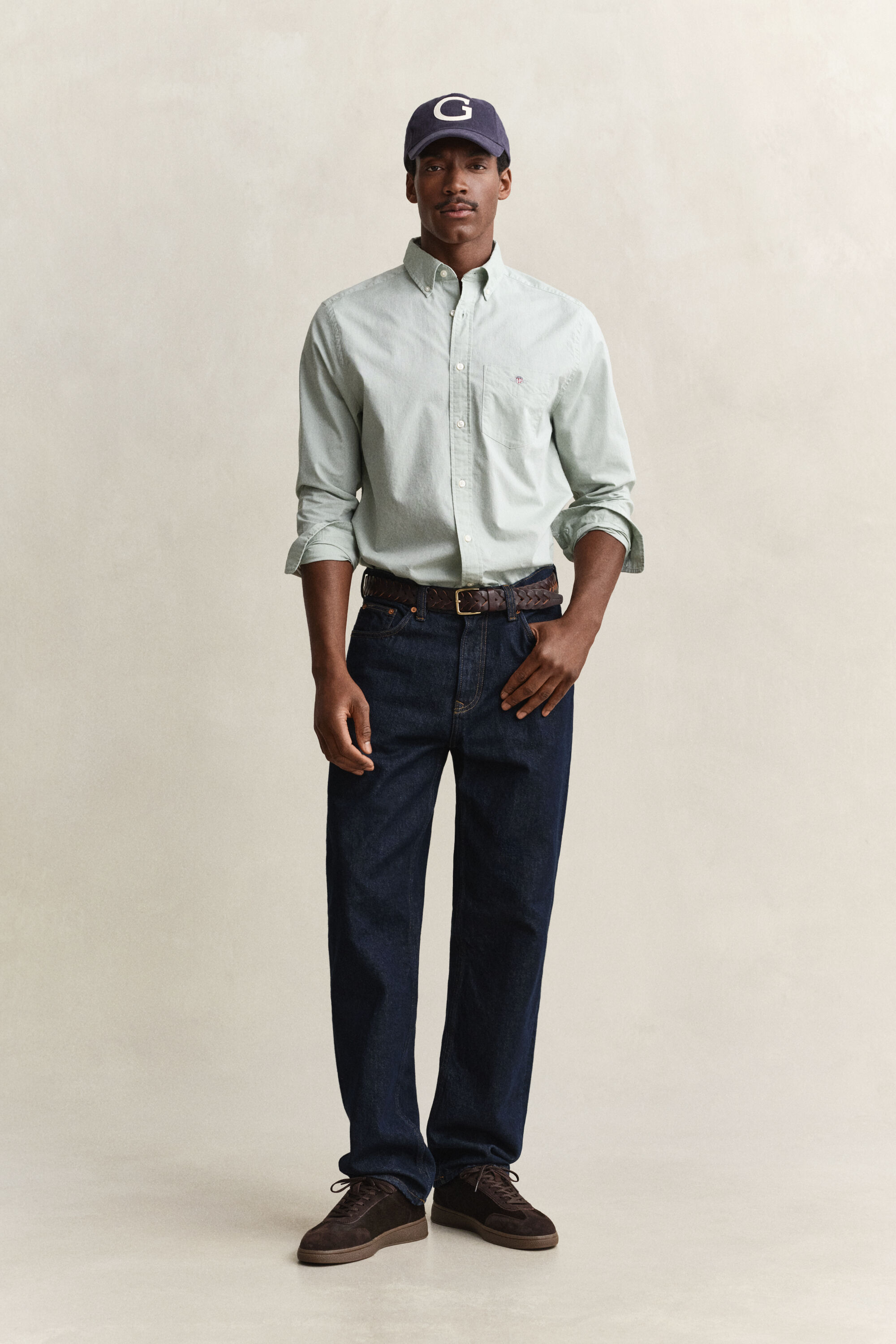 Camisa Regular Fit clásica de popelina