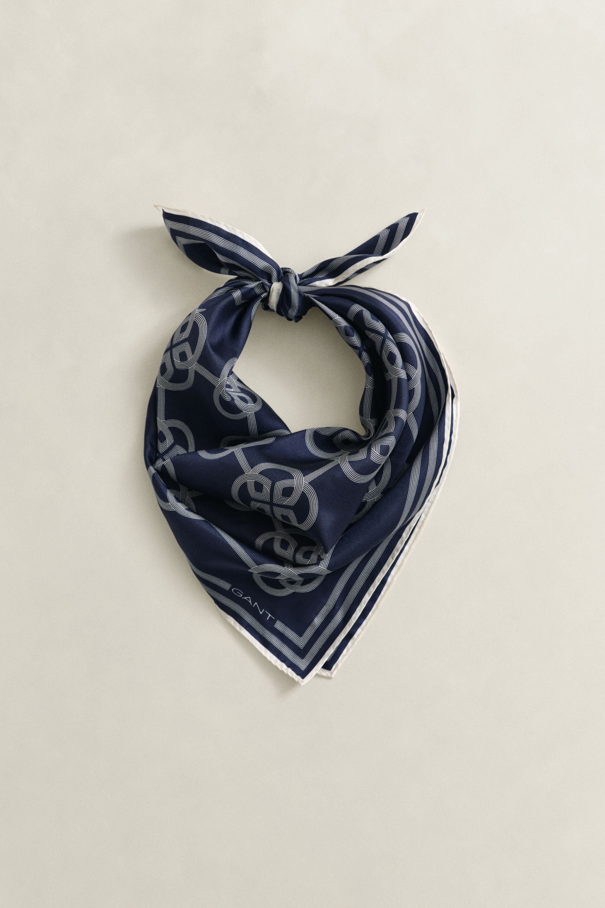 Pañuelo de seda con estampado Monogram