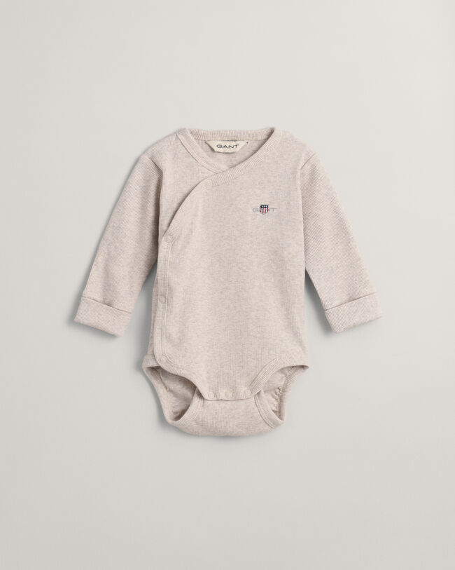 Body cruzado acanalado Shield Baby