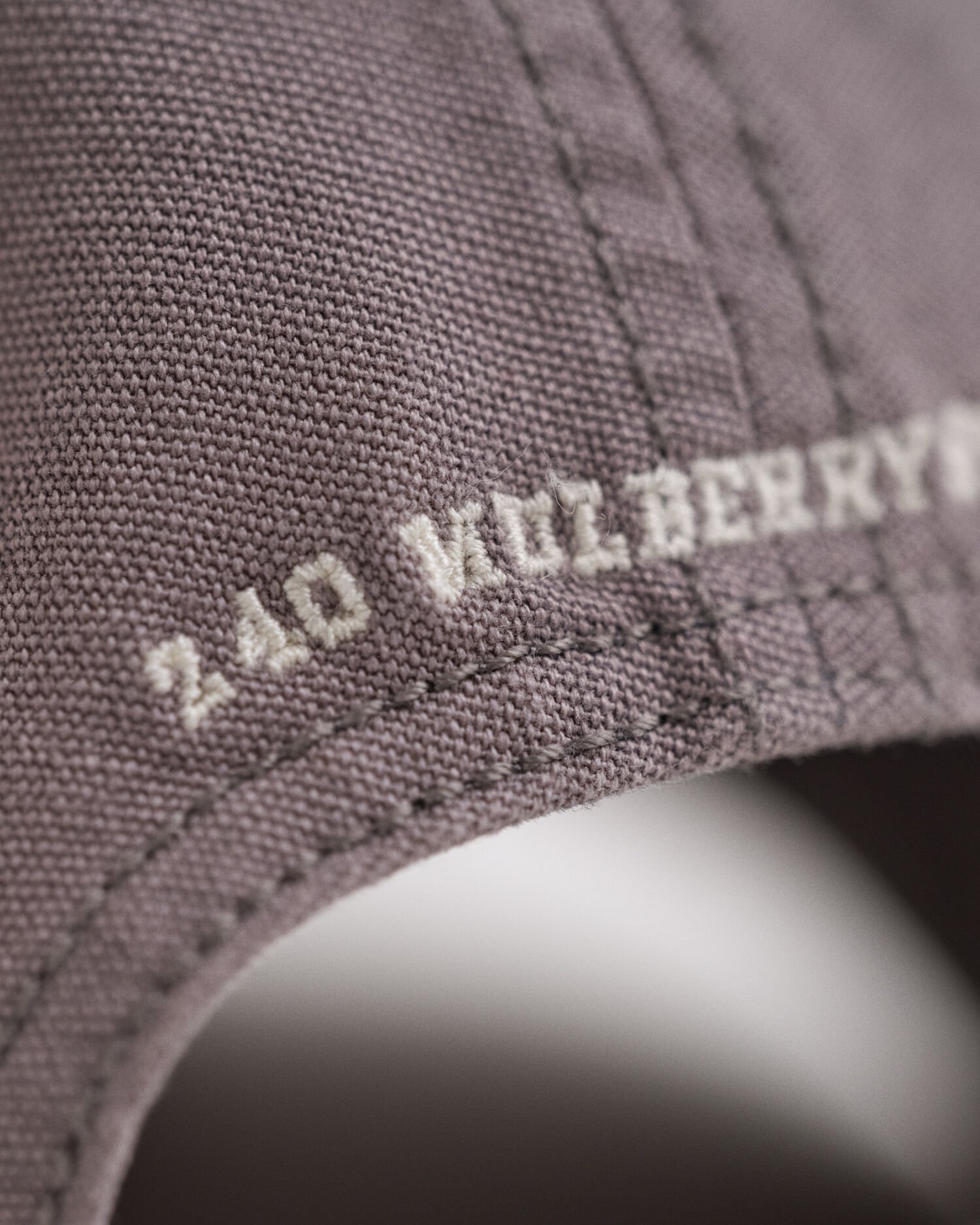 Gorra de lona lavada