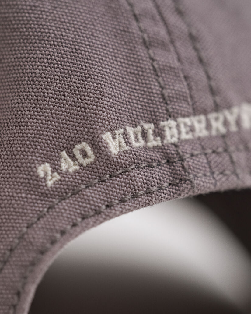 Gorra de lona lavada