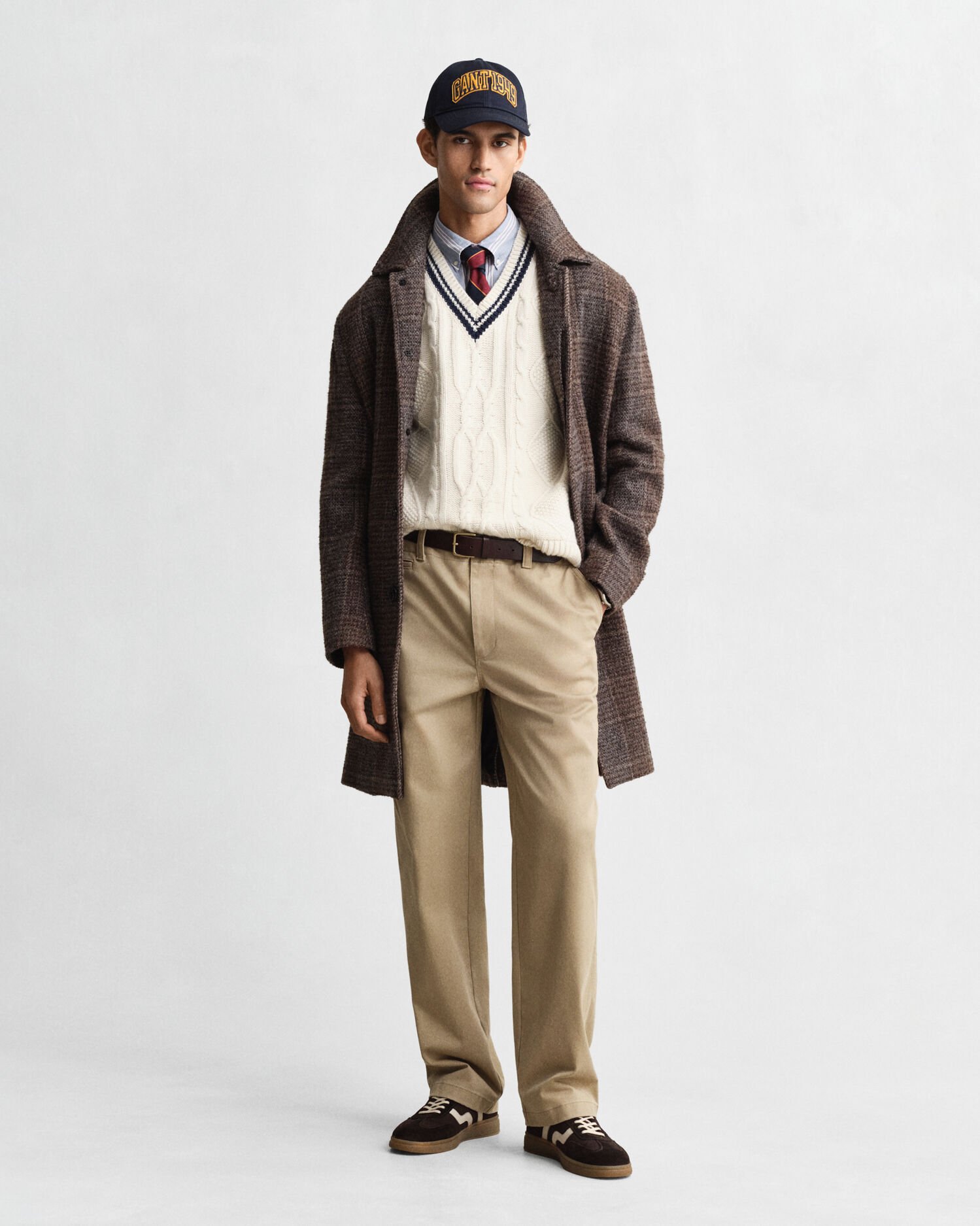 Chaleco de punto de ochos