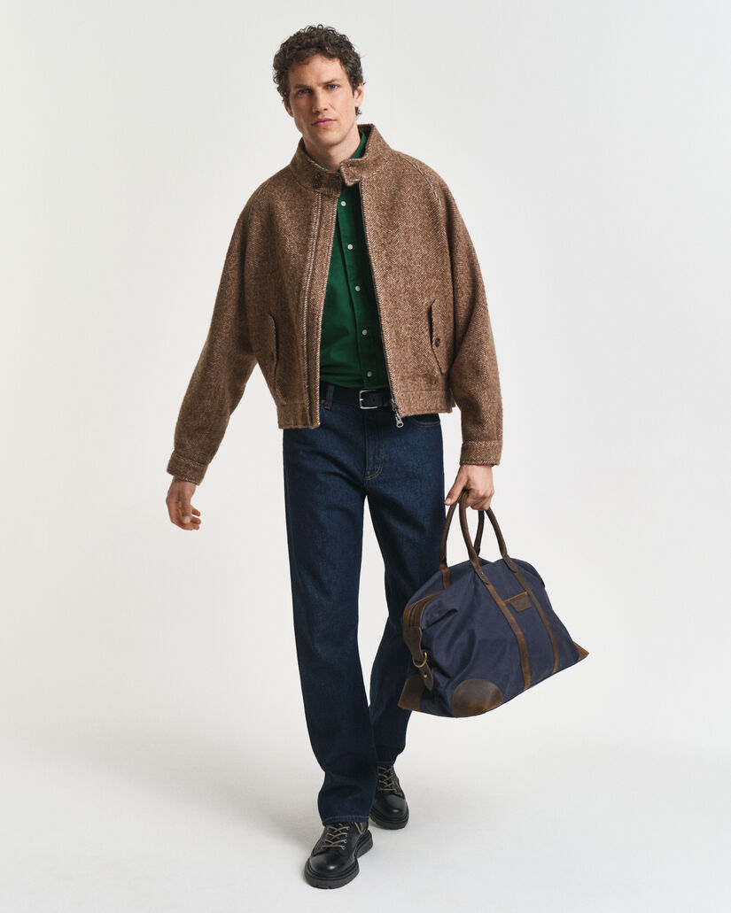 Camisa Regular Fit de sarga