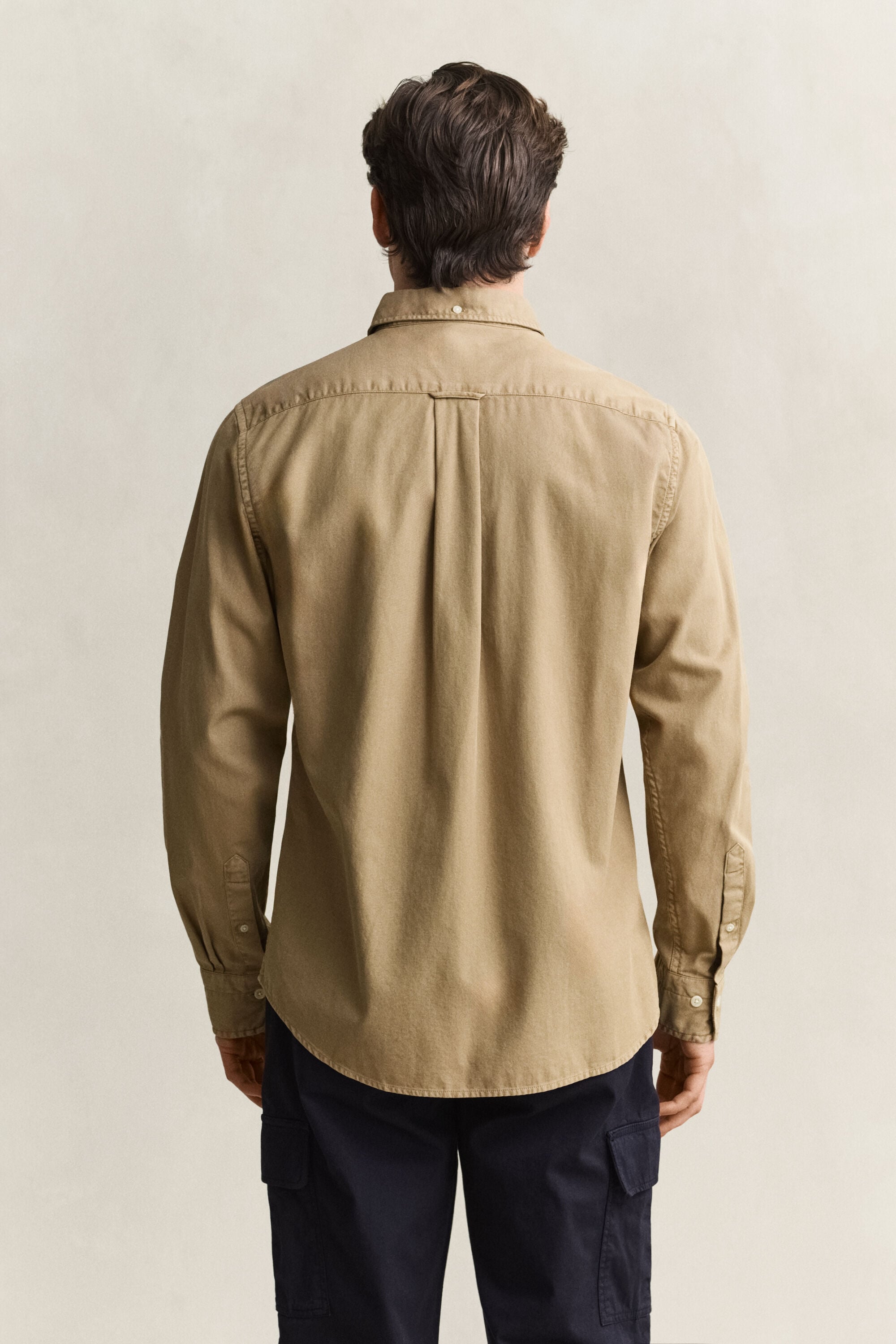 Camisa Regular Fit de sarga