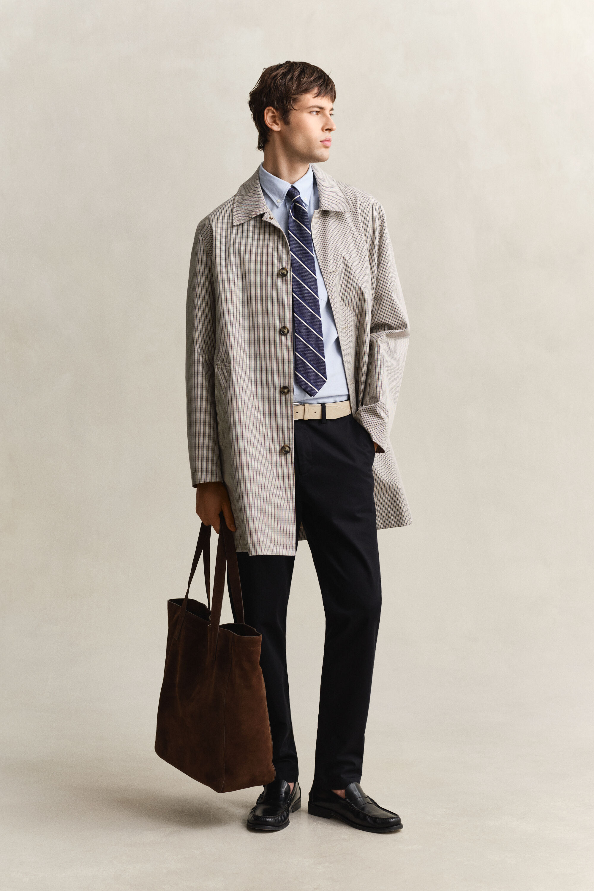 Gabán en mezcla de algodón