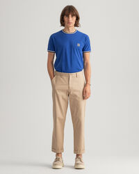Pantalones chinos Tapered de algod&oacute;n