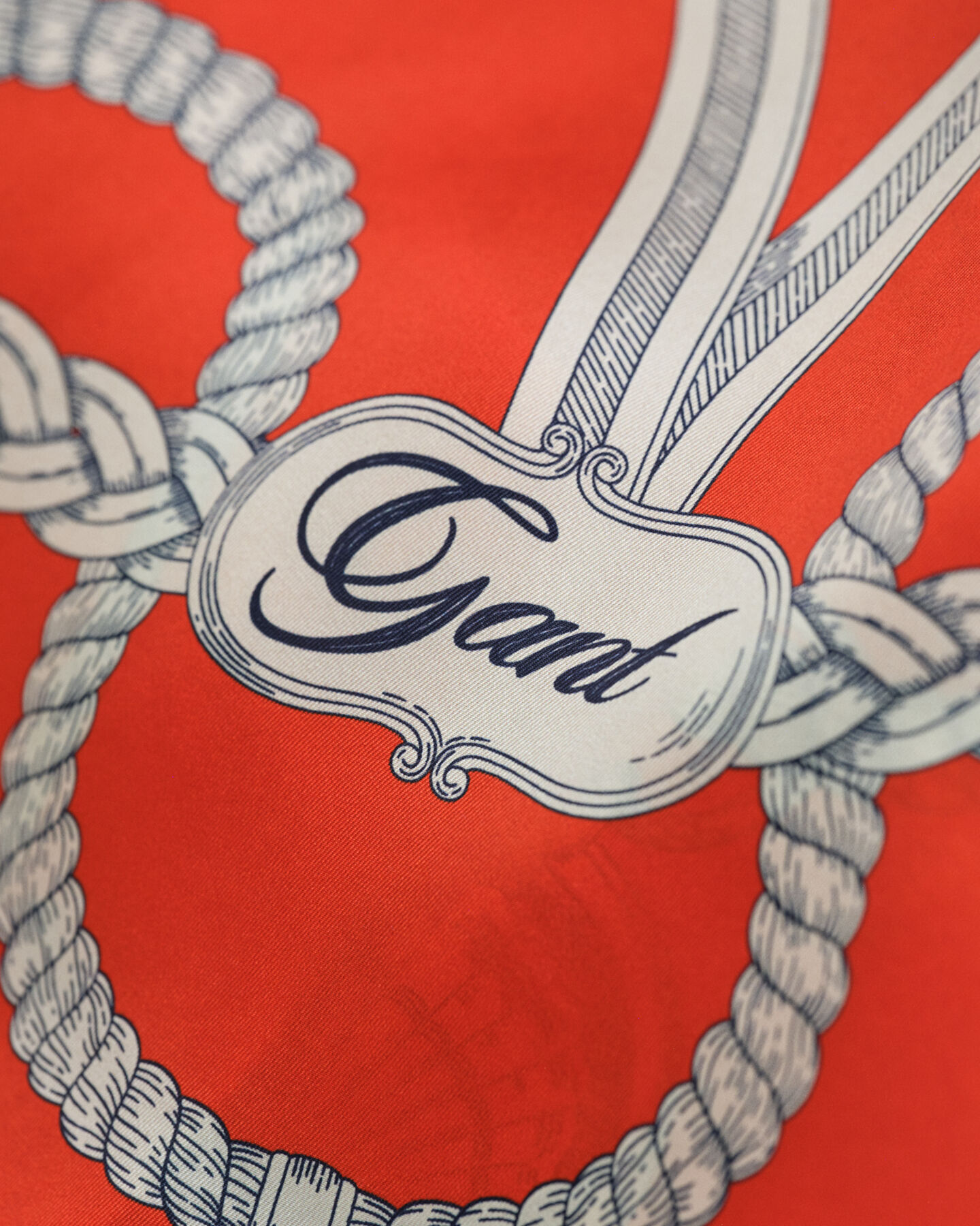 Pañuelo de seda con estampado Sailing