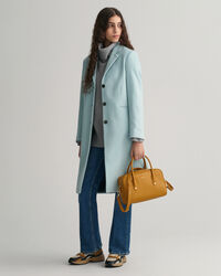 Abrigo de vestir en mezcla de lana