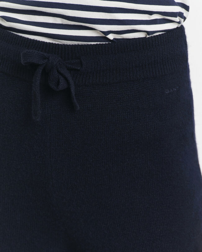 Pantalones de punto de lana