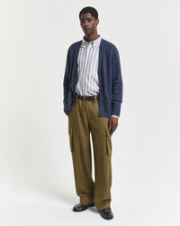 Cárdigan de mouliné de mezcla de lana