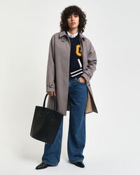 Gabán de cuadros pequeños