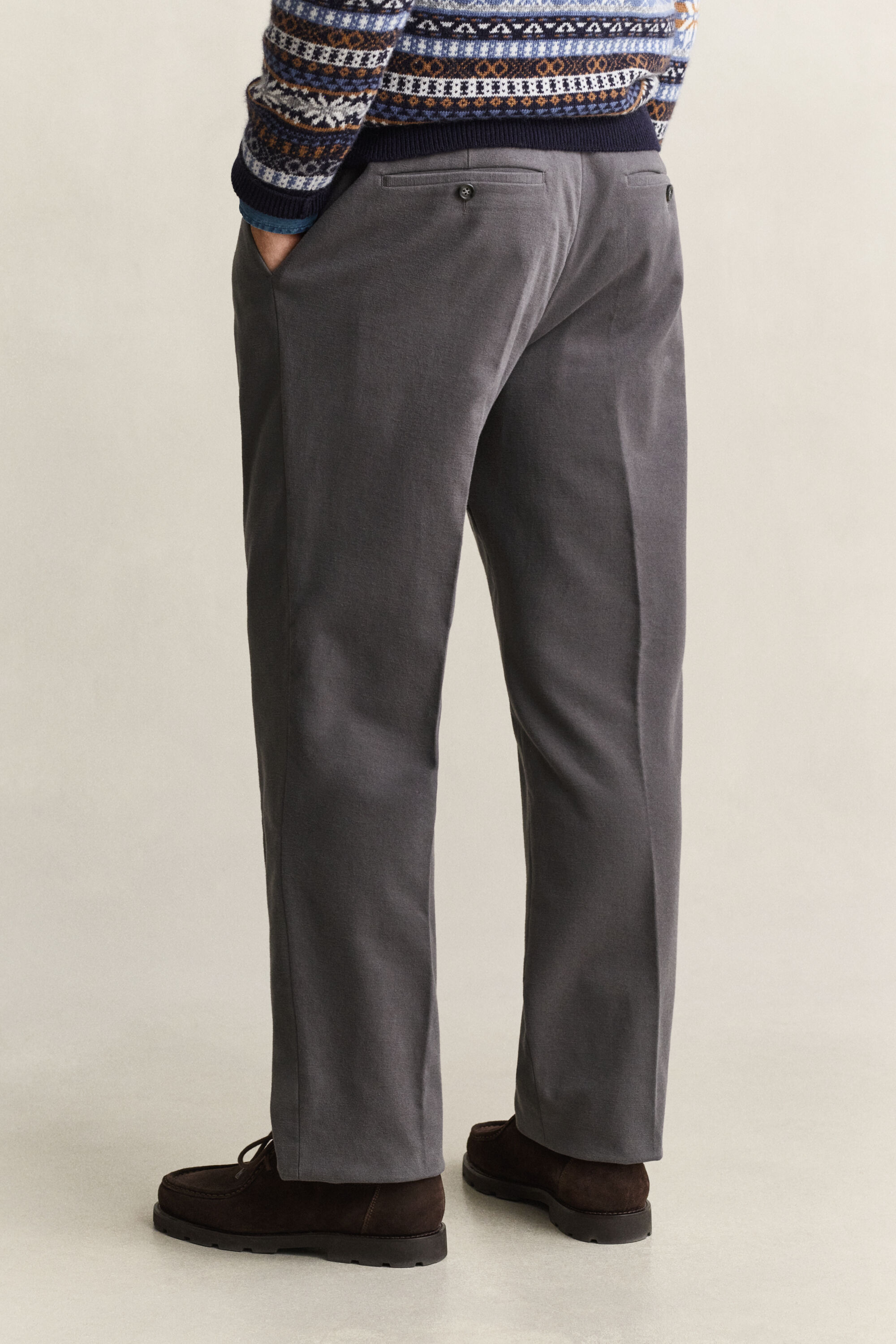 Pantalones de traje de molesquín