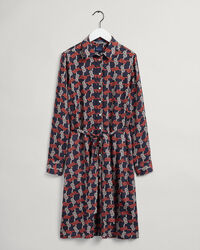 Vestido camisero Pure Prep con estampado Knot