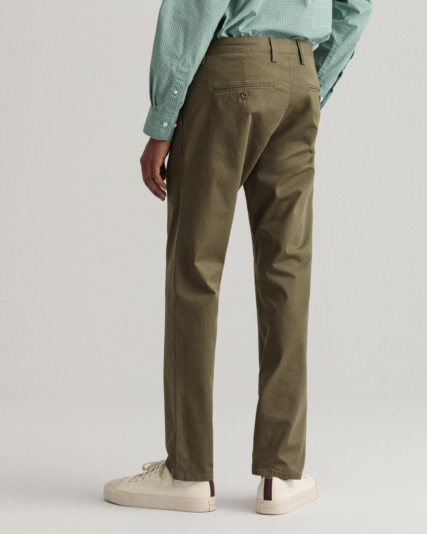 Pantalones chinos Slim Fit de sarga Hallden