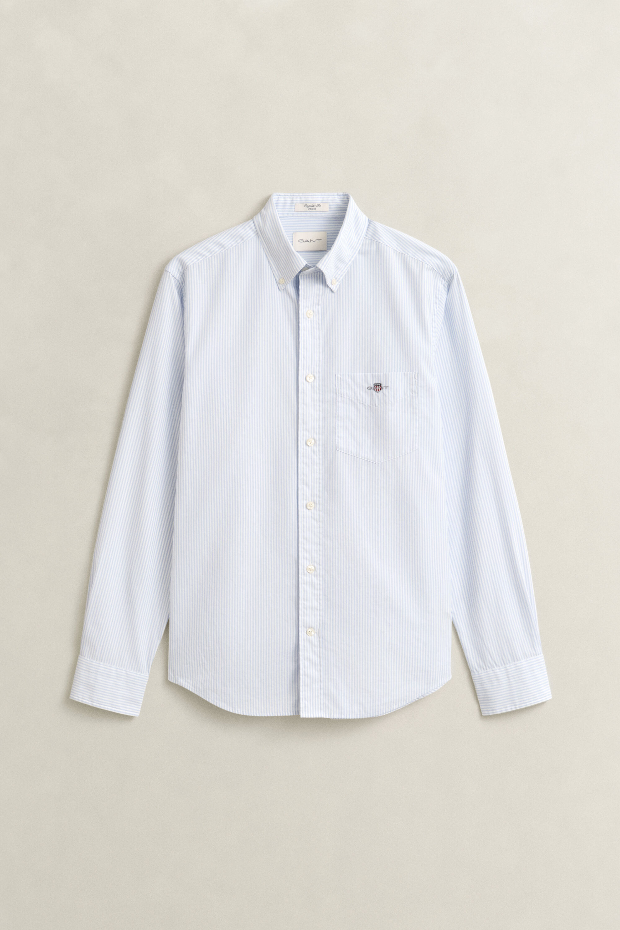 Camisa de popelina Regular Fit clásica de rayas