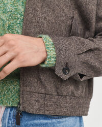 Cazadora Harrington en mezcla de lana