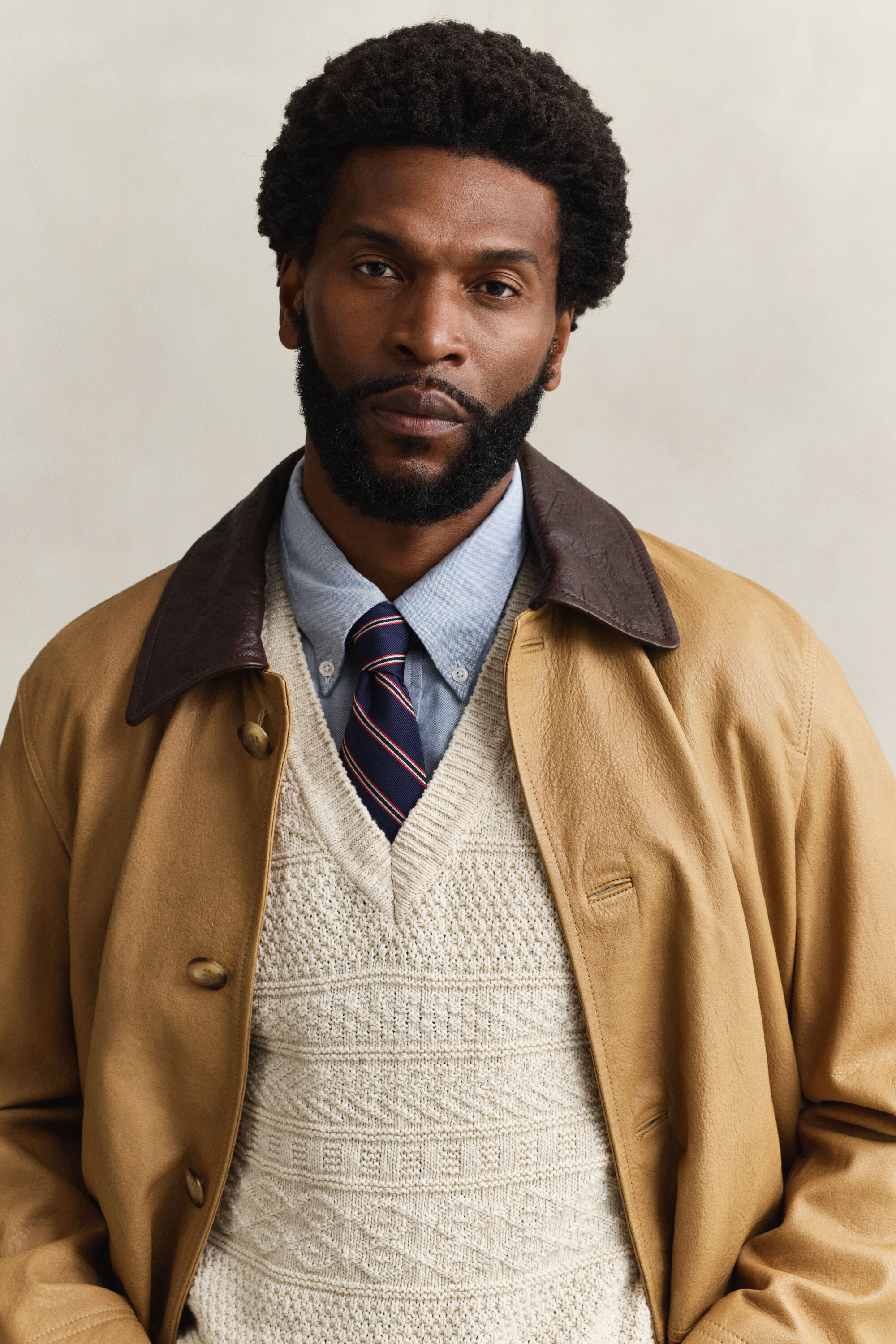 Chaqueta Decker de piel