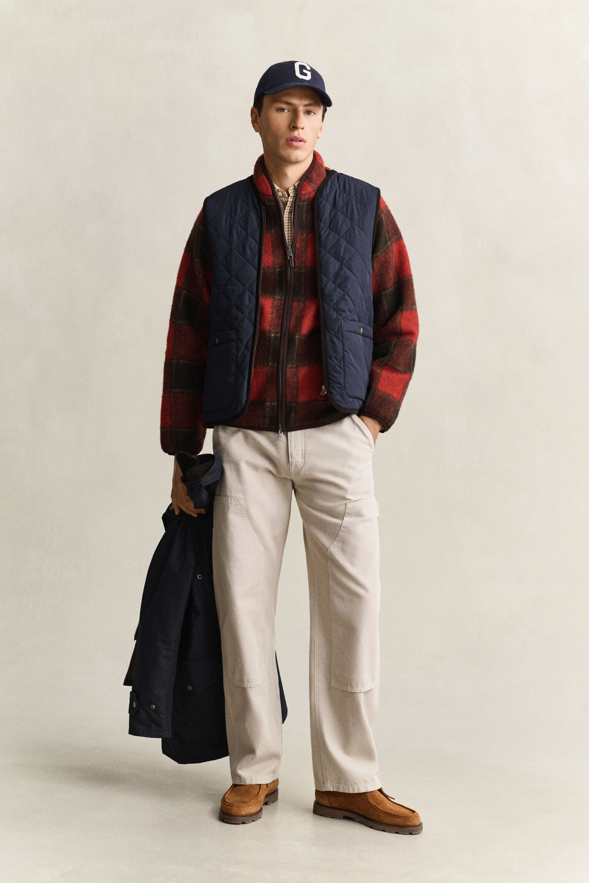 Chaqueta Double Decker encerada